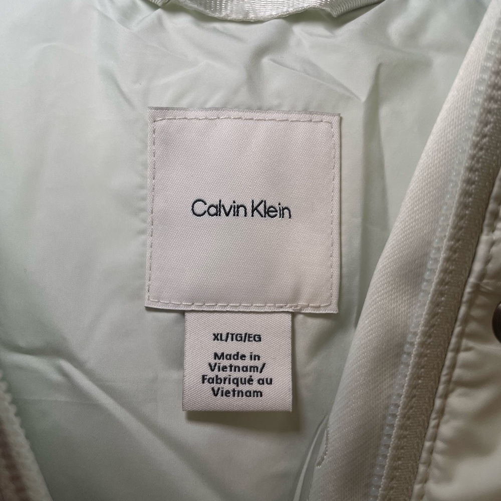 Calvin Klein Long Down Puffer Jacket sz XL - Picture 2 of 14